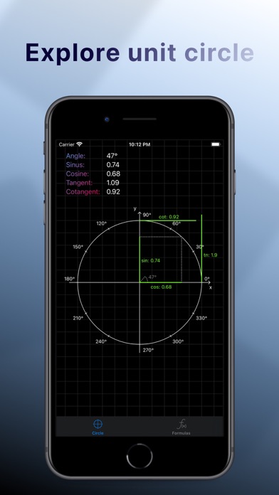 Trigonometry Unit Circle screenshot 2