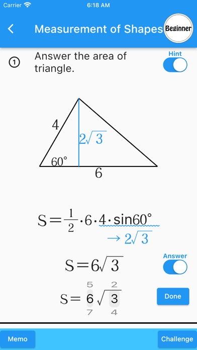 Trigonometry(Math Drills) screenshot 2
