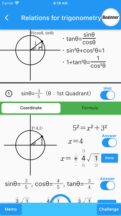 Trigonometry(Math Drills) screenshot 4