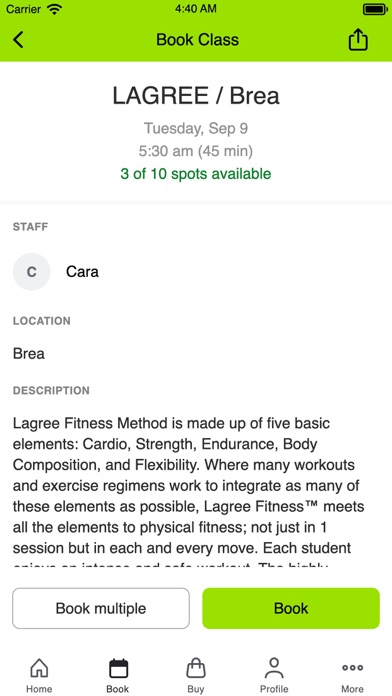 Trim Fitness Studios screenshot 1