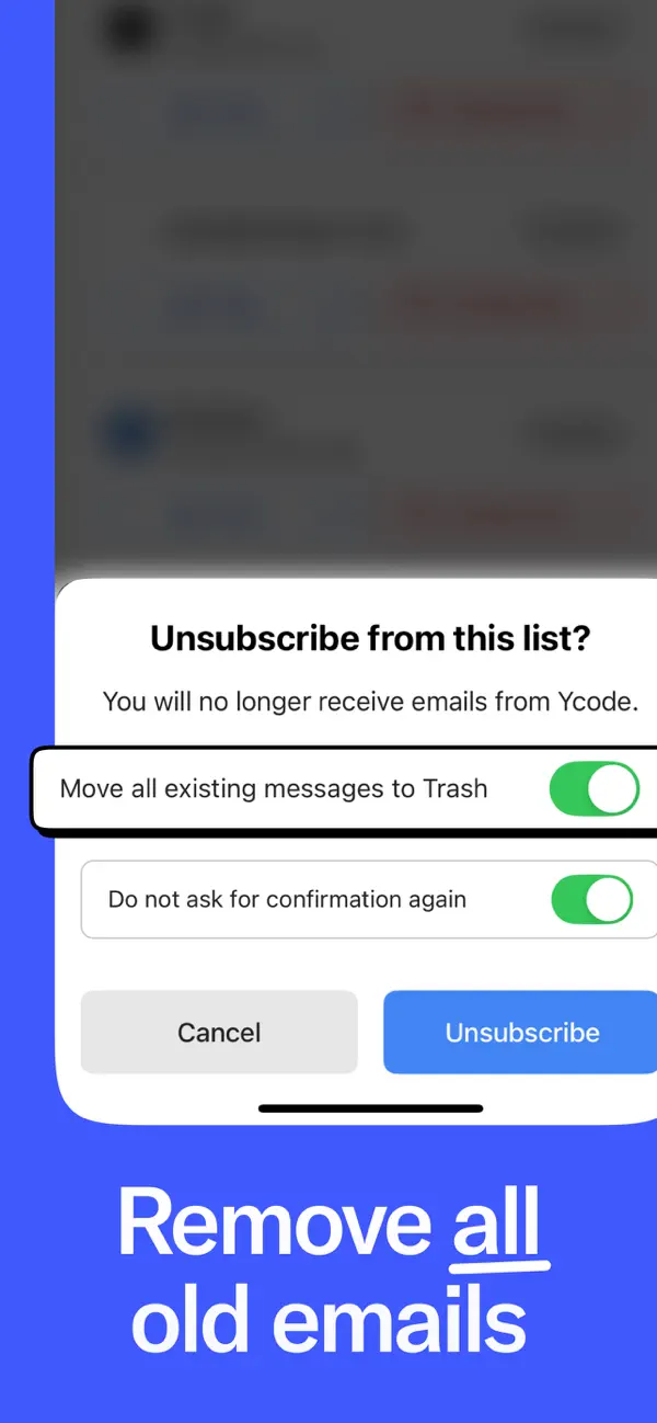 Trimbox: Email Cleaner screenshot 2