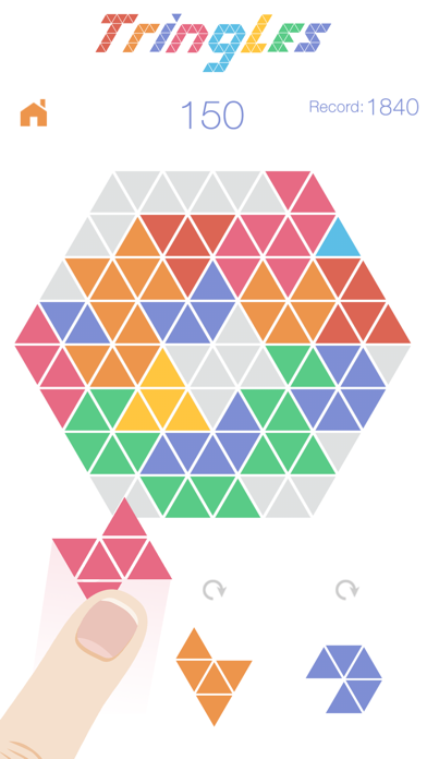 Tringles™ puzzle - royal 1010 screenshot 1