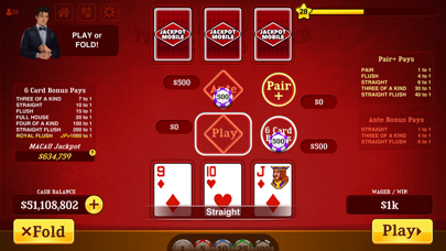 Triple Card Poker Casino screenshot 3
