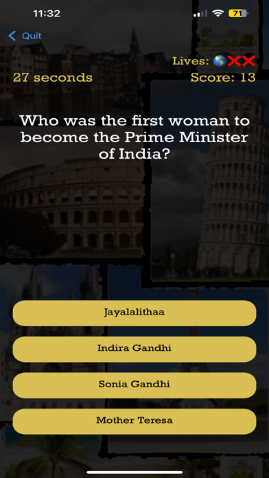 Trivia History World Knowledge screenshot 1