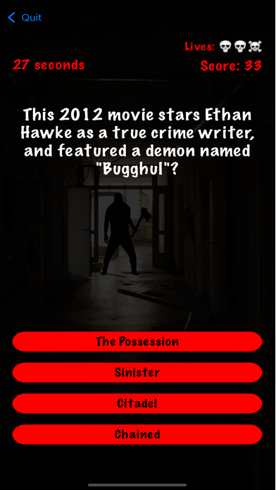 Trivia: Scary Horror Movies screenshot 2