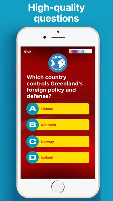 Trivia to Go - the Quiz Game screenshot 1