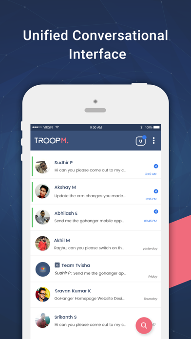 Troop Messenger - Team Chat screenshot 3