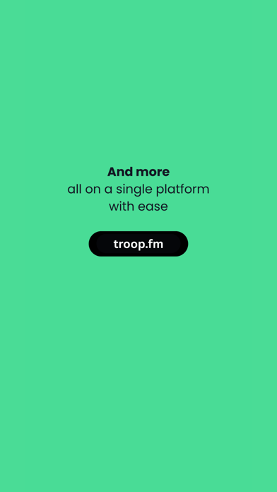 troop.fm screenshot 1