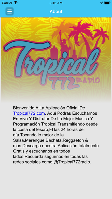 Tropical 772 Radio screenshot 4