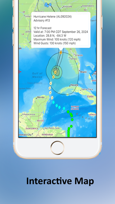Tropical Hurricane Tracker screenshot 1