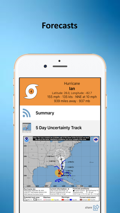 Tropical Hurricane Tracker screenshot 2