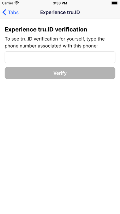 tru.id developer console screenshot 3