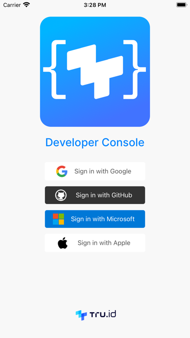 tru.id developer console screenshot 4