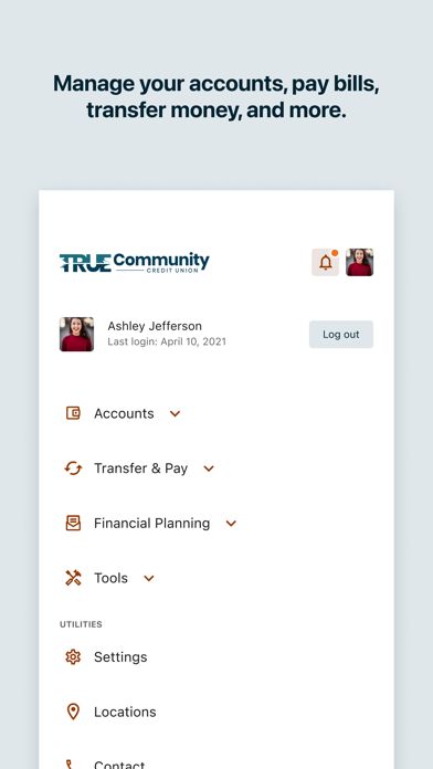 TRUE Community Digital Banking screenshot 1