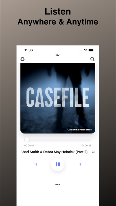 True Crime Podcast App screenshot 1