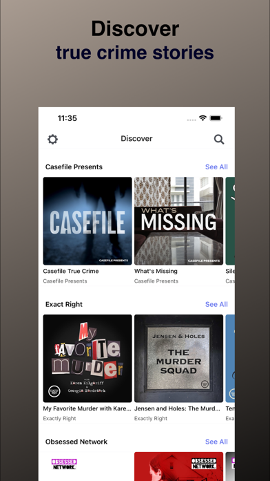 True Crime Podcast App screenshot 3