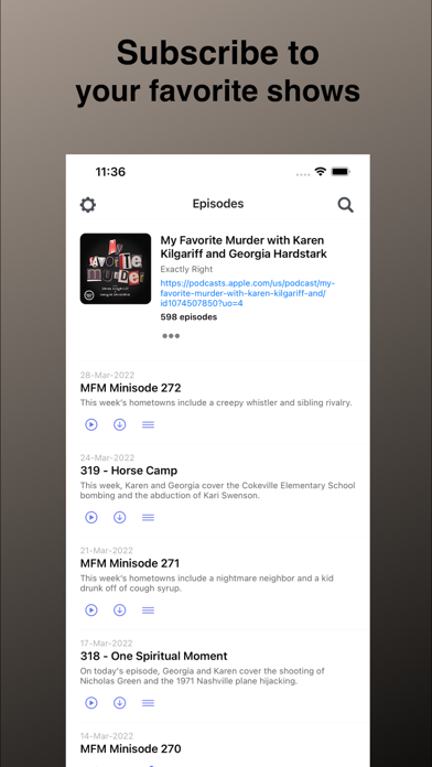 True Crime Podcast App screenshot 2