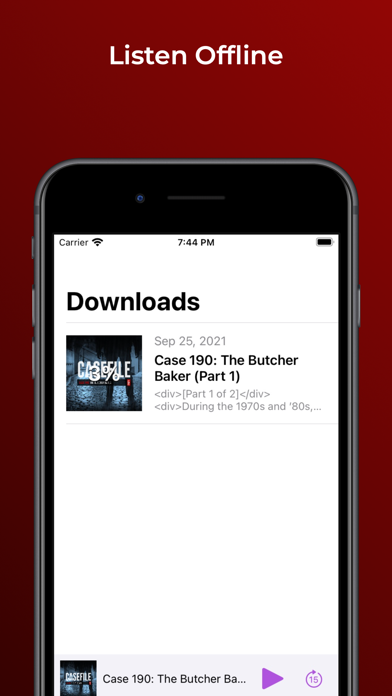 True Crime Podcast screenshot 1