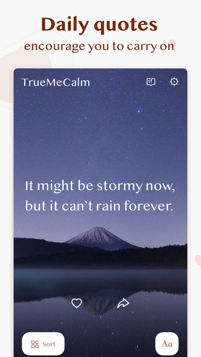 TrueMeCalm: Daily Affirmations screenshot 8