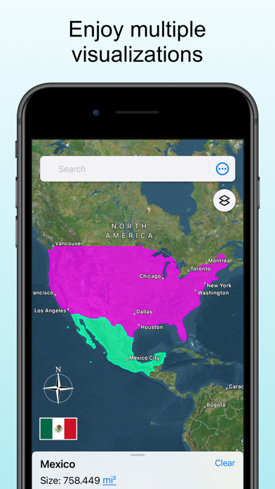 TrueWorld Maps: Country Facts screenshot 2