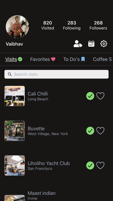 Truffle: Restaurant Tracker screenshot 2
