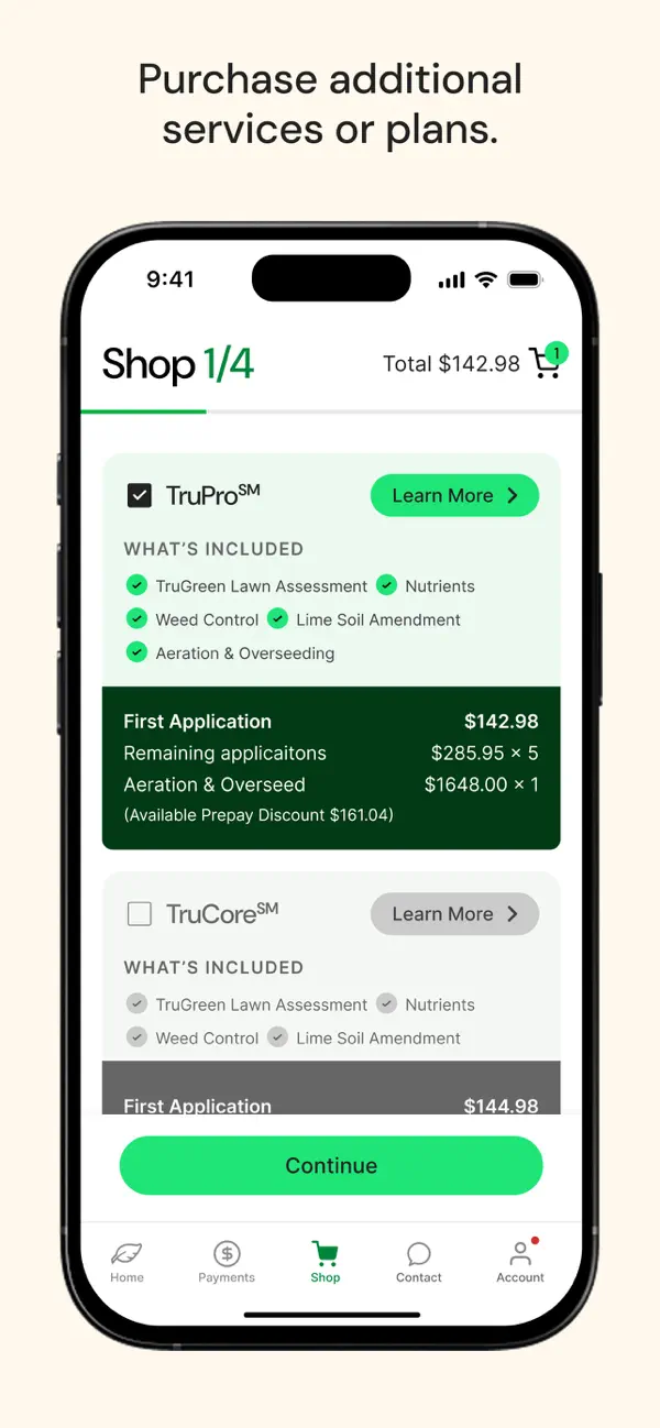 TruGreen screenshot 2