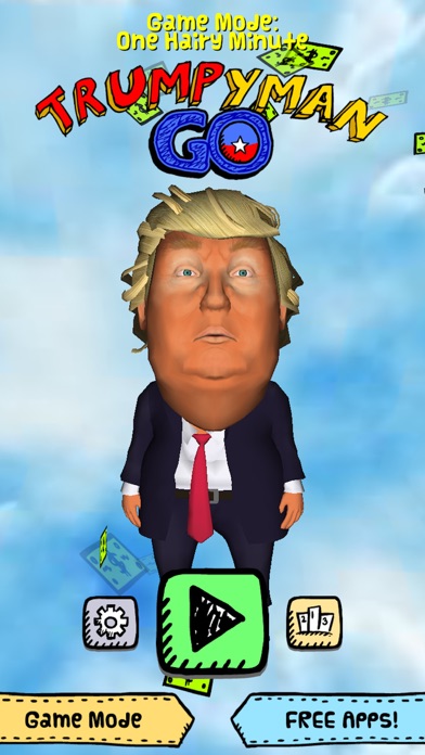 TRUMP-yman GO! Bounce balls at him in augmented reality! screenshot 1