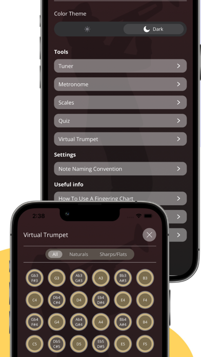 Trumpet Fingering Chart screenshot 1