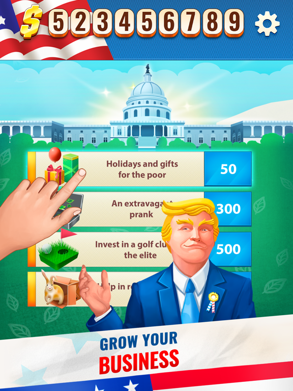 Trump's Empire: idle game screenshot 3