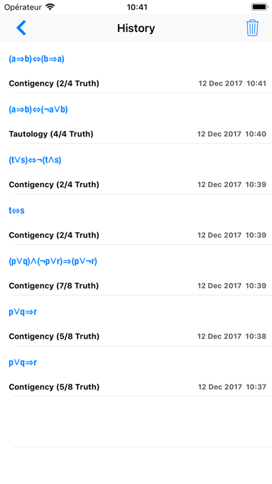 Truth Table Builder screenshot 2