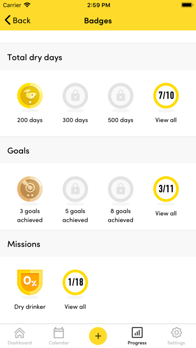 TRY DRY: The Dry January app screenshot 2