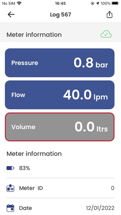 TSI Flowmeter screenshot 1