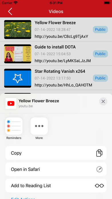 Tube Uploader screenshot 2