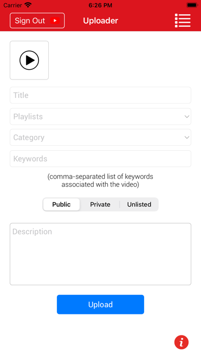 Tube Uploader screenshot 5