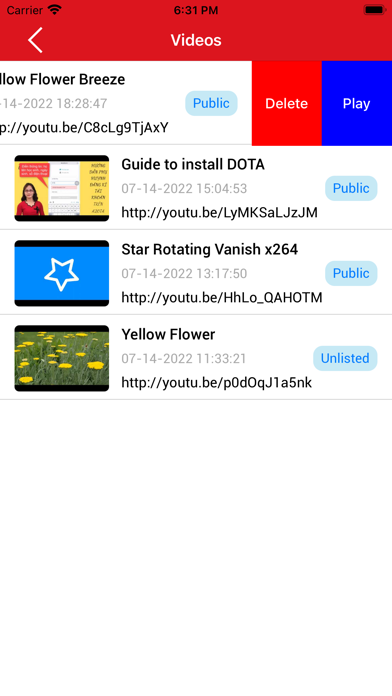 Tube Uploader screenshot 1