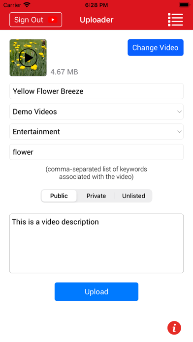 Tube Uploader screenshot 4