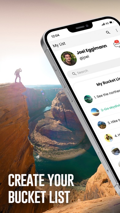 TUES: Bucket List App screenshot 2
