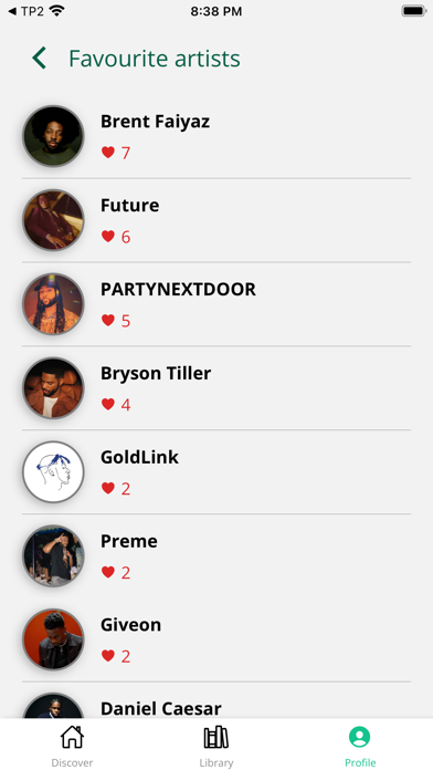 Tuneder - Music discovery tool screenshot 2