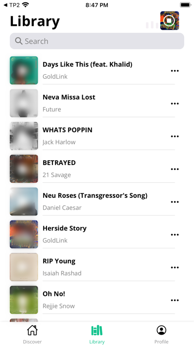 Tuneder - Music discovery tool screenshot 4