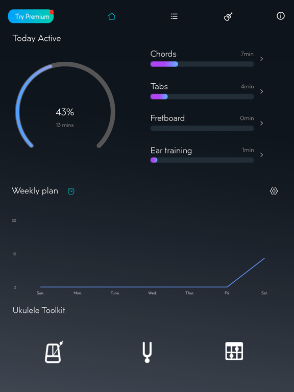 Tunefor Ukulele tuner & chords screenshot 6