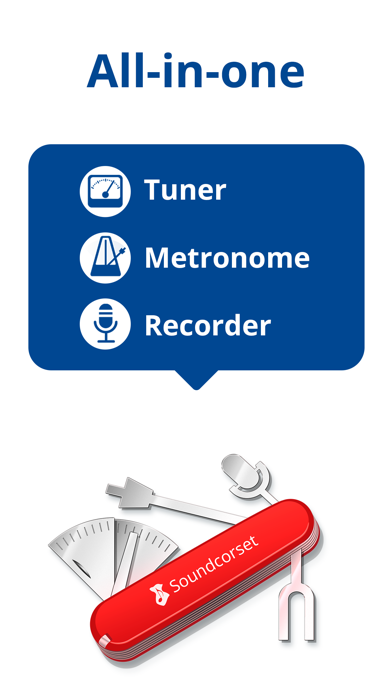 Tuner & Metronome -Soundcorset screenshot 1