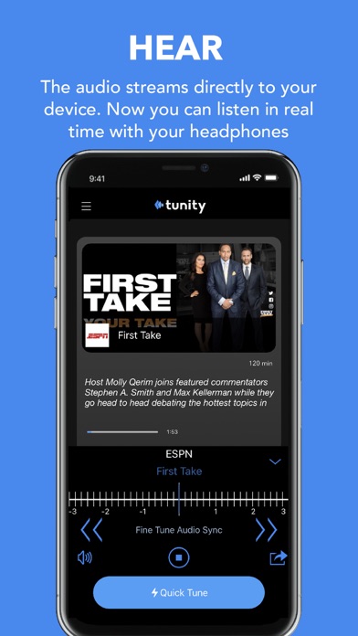 Tunity: Hear Any Muted TV Live screenshot 3