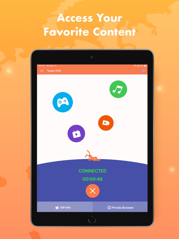 Turbo VPN Private Browser screenshot 3