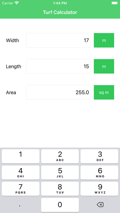 Turf Calculator Pro screenshot 3