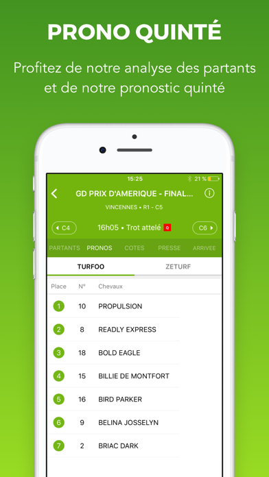 Turfoo Résultats Turf et Prono screenshot 1