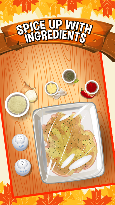 Turkey - Thanksgiving Baby Chef Girls & Teens screenshot 4