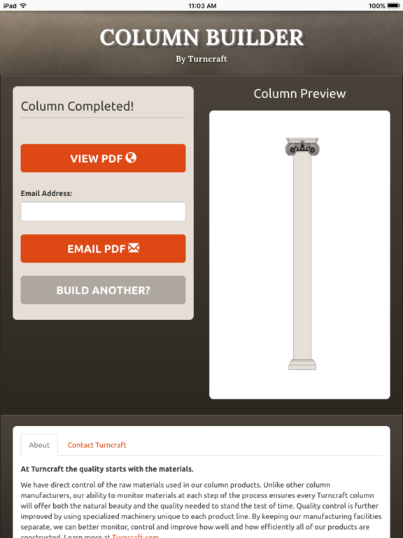 Turncraft Column Builder screenshot 7