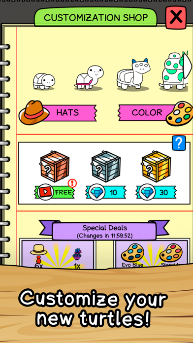 Turtle Evolution screenshot 1