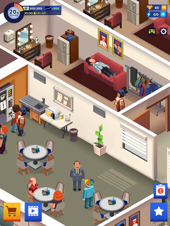 TV Empire Tycoon - Idle Game screenshot 1
