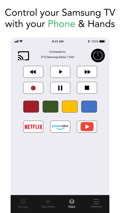 TV Remote for Samsung - Cast screenshot 1